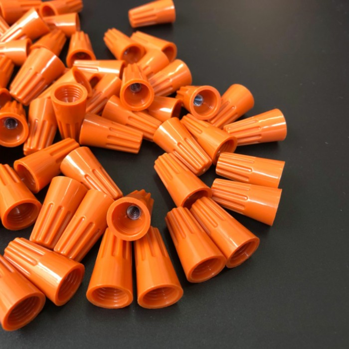 Flame retardant gold pen rotary terminal P1 spiral terminal spiral pressure line cap spring screwed wiring cap 1000 only