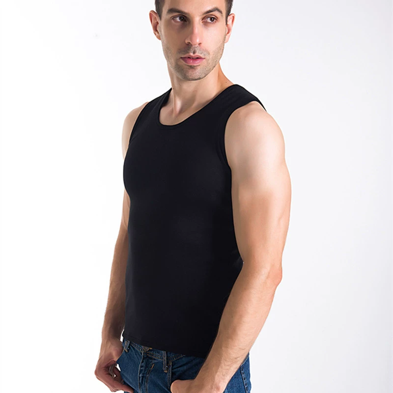 Áo vest nam oversized dày 300 pounds dày cộng với áo khoác nhung nhiệt đồ lót mùa đông XL cộng với vest béo đồ nam lịch lãm	