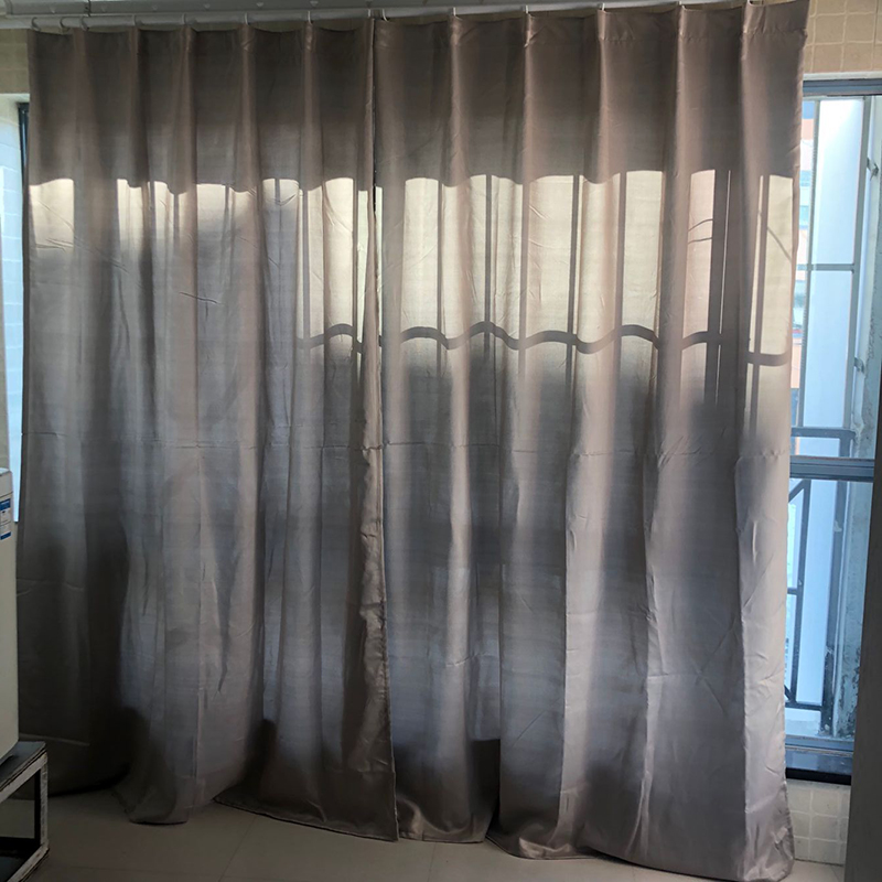 Foreign trade export tail material finished curtain semi blackout curtain bedroom living room curtain cloth hook type special clearance
