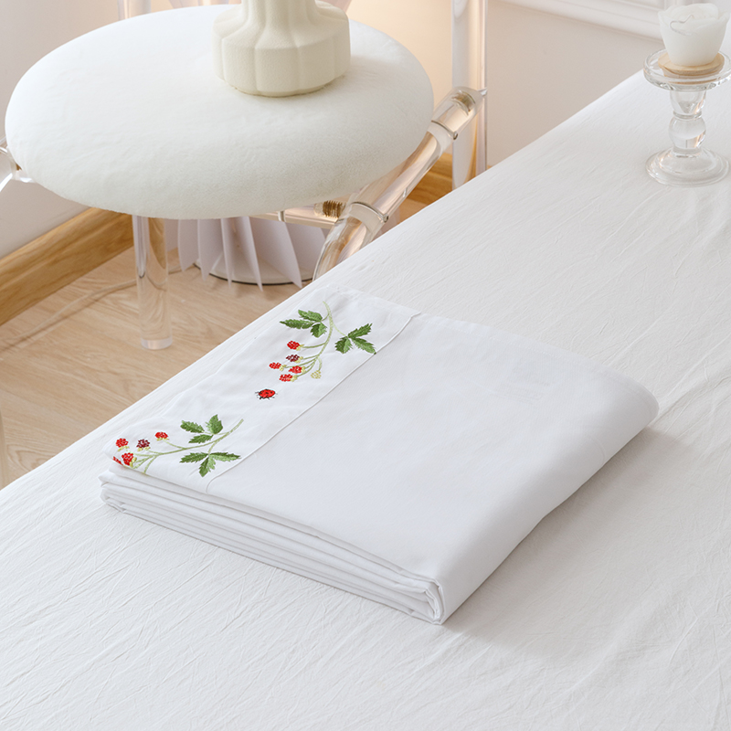 Exit UK pure cotton embroidered bed linen 100% full cotton embroidered sleeping alone twill cotton special price clear cabin
