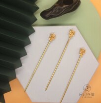 diy material high flower bud hairpin