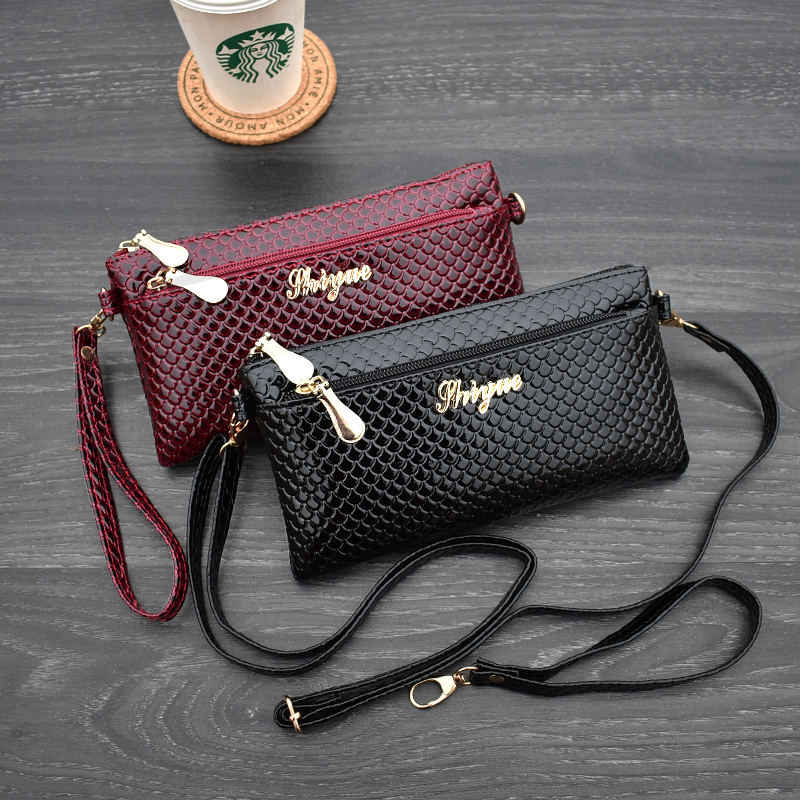2022 New Glossy Mini Shoulder Crossbody Bag Korean Style Fashion Clutch Bag Women's Trendy Small Bag Coin Purse