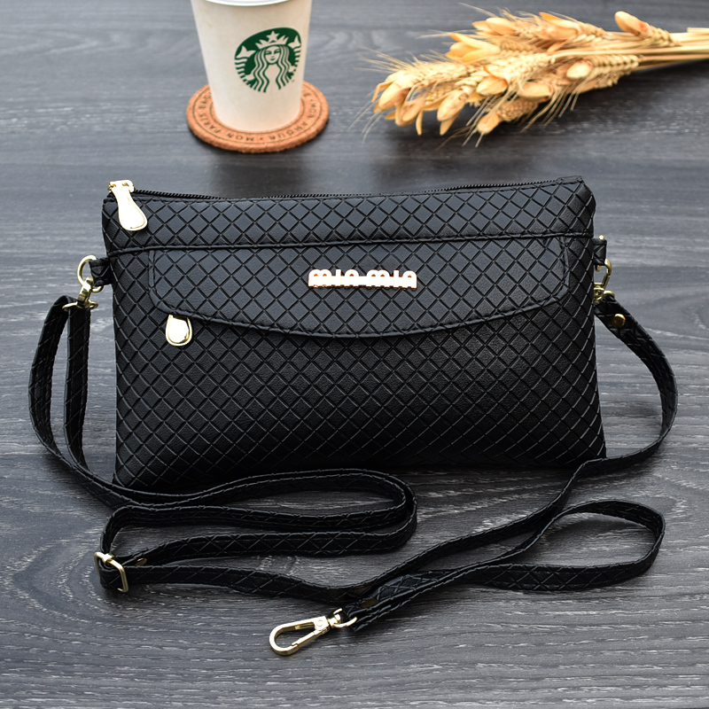 Summer New Plaid Messenger Bag Women's Bag 2022 New Handheld Bag Women's Mobile Phone Bag Korean Coin Wallet Tide