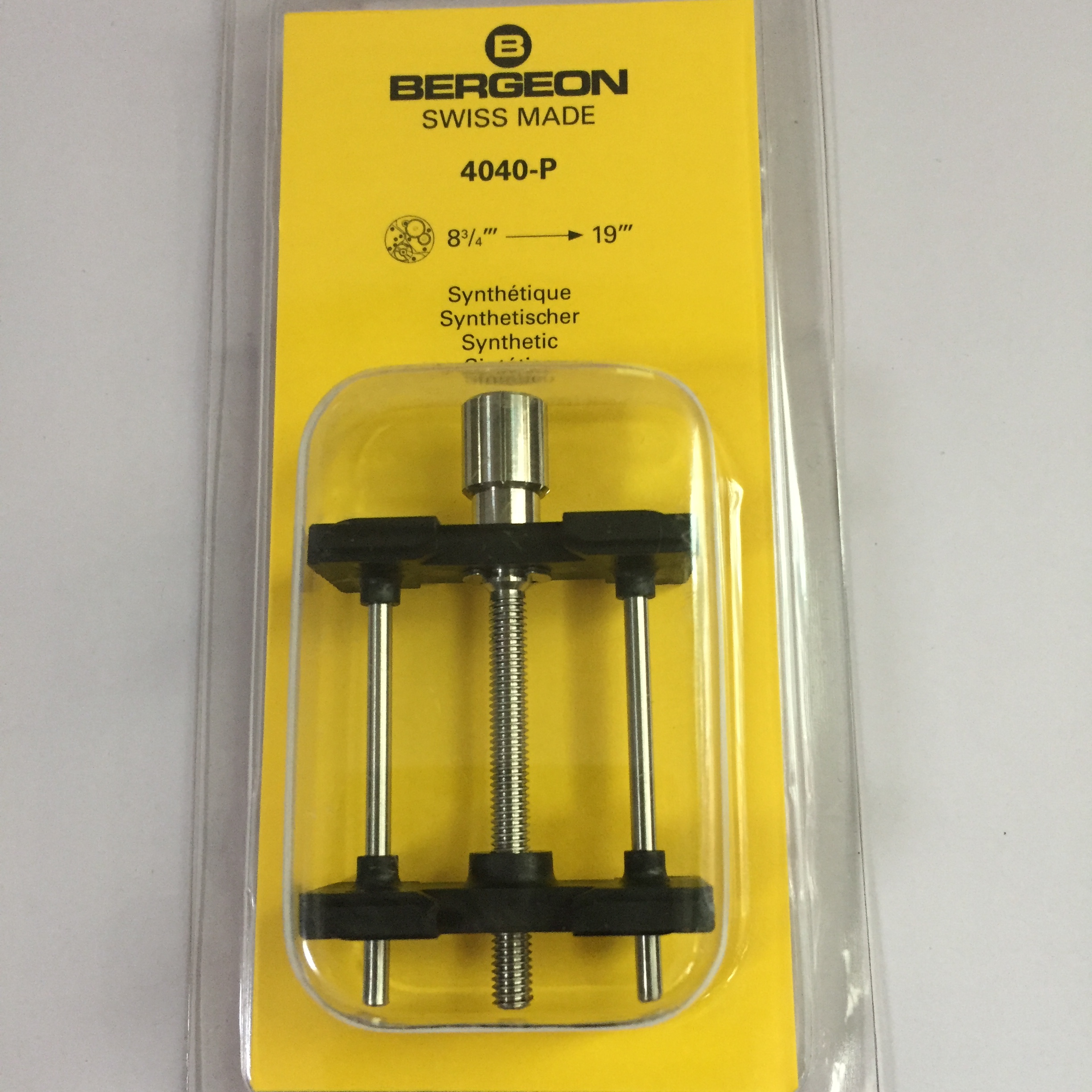 Swiss original BERGEON 4040-P 4039-P Plastic holder Universal Watch Movement Seat