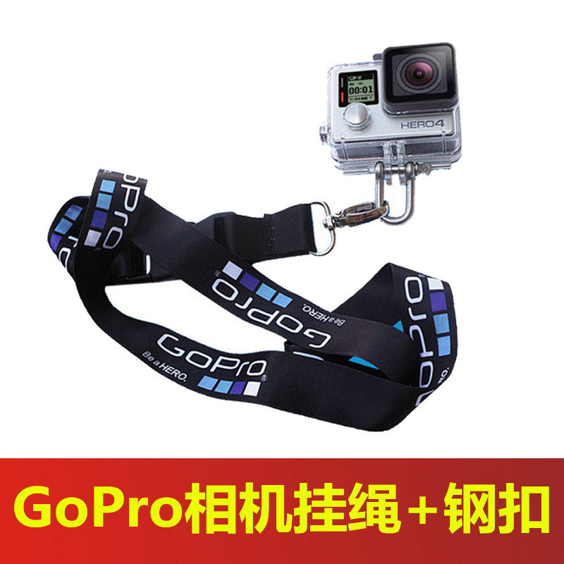 gopro10 9 8 7 6 osmo insta sports camera hanging rope neck safety protection rope steel Accessories