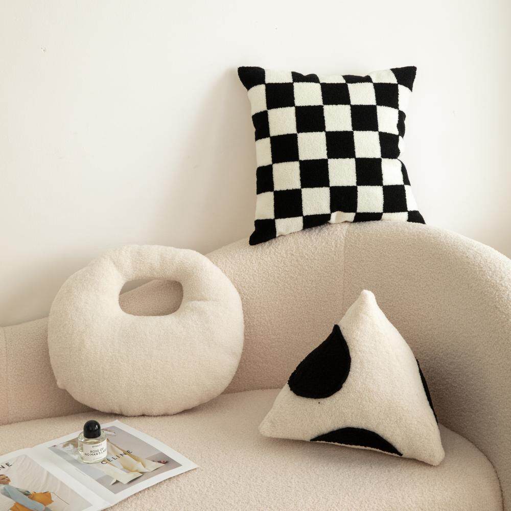 Sleeping a good sleep board pillow triangle plate aligned cushion sofa living room combined pillow suit in