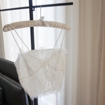 Fan Squad girls mind French soft lace vacuum small sling with detachable chest pad