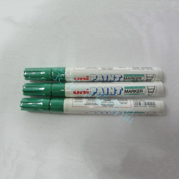Mitsubishi green paint pen PX-21 fine character paint pen non-fading PCB version identification marker pen