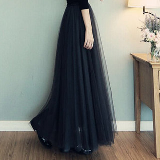 High-waisted and versatile mid-length skirt in spring, autumn and winter