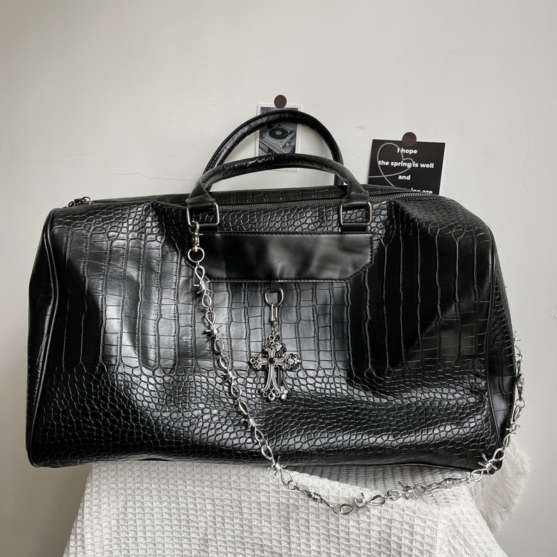 Mooncat Original Men's and Women's Extra-Large Capacity Tote Bag Crocodile Pattern Handbag Travel Luggage Crossbody Bag Mooncat Original Men's and Women's Extra-Large Capacity Tote Bag Crocodile Pattern Handbag Travel Luggage Crossbody Bag