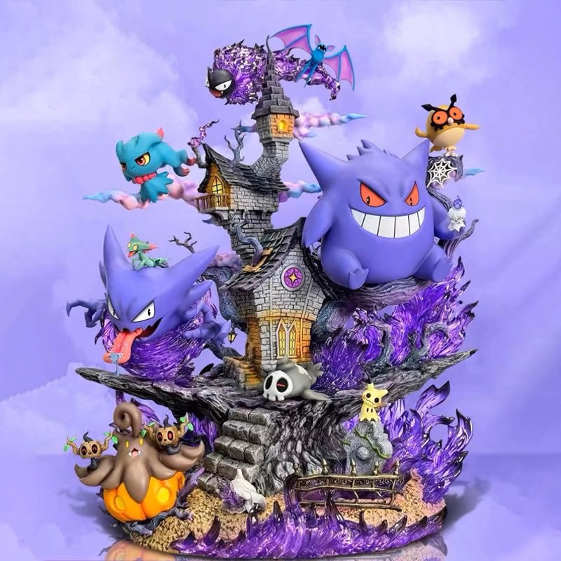 Pokémon Gengar Figure Final War Peripheral Ornament Oversized Statue Birthday Gift Ready in Stock