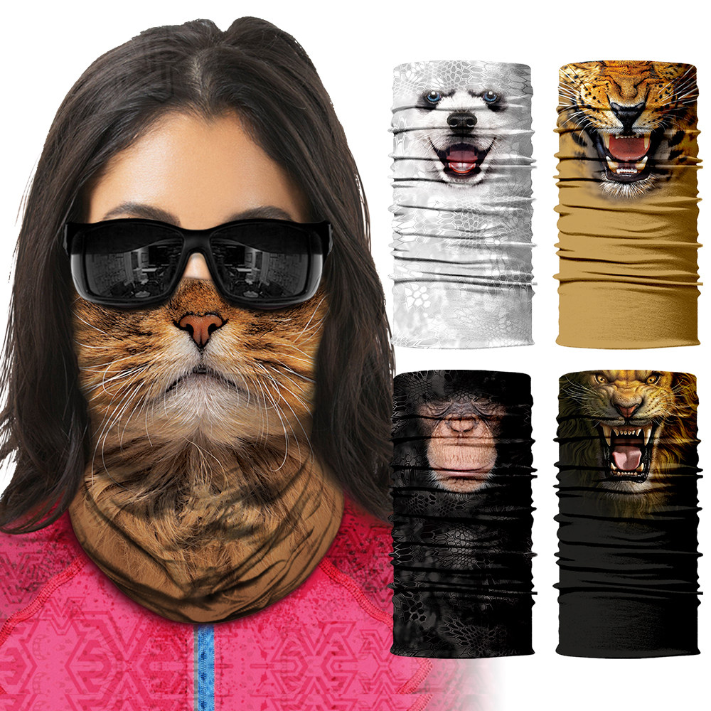 Christmas funny funny net red female windproof scarf set sunscreen variety headscarf face scarf outdoor riding mask male