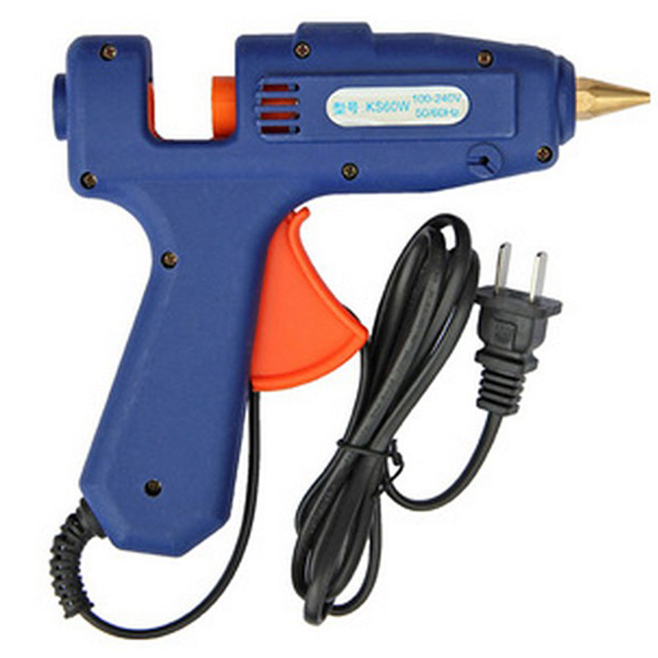 New bikes 60W automatic thermostatic Wanton glue gun hot melt gun suitable for diameter 11mm white adhesive strips (copper tip)