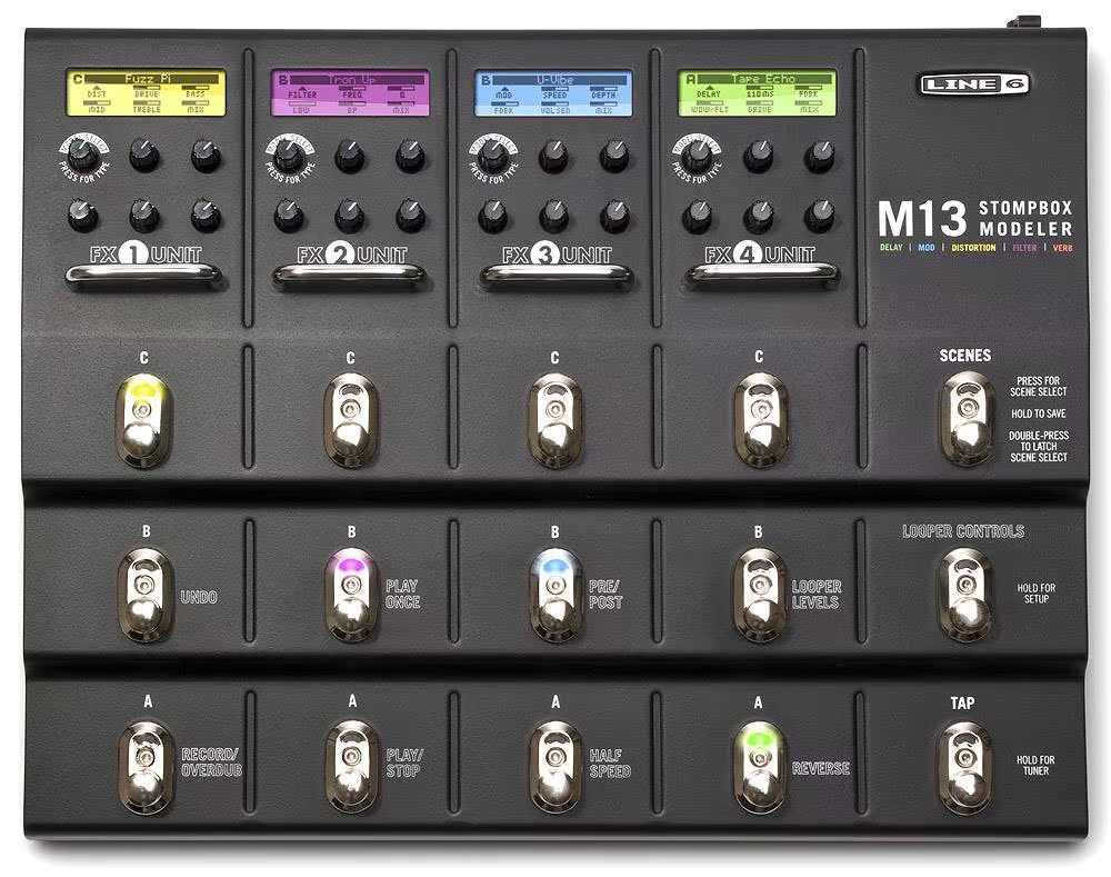 Line6 Stompbox Modeler M5 M9 M13 M13 M13 electrogie effectors multifunction single block matrix