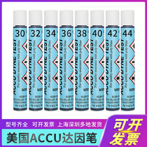 30 32 34 36 384042 to 72 United States ACCU Dyne pen test film distinction Corona pen Dyne pen