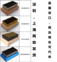 American ultra-fine copper wire brush wire brush 0 076MM 0 127MM Cleaning anilox roller Ceramic roller