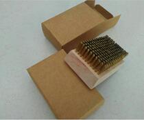 American ultra-fine copper wire brush Wire brush Anilox roller brush cleaning brush Wire brush Metal printing cleaning brush