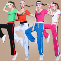 Golden Cancan square dance dress fashion aerobics sportswear quick-drying casual pants drag white skirt