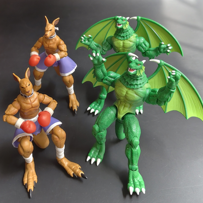 Loose Stock Genuine Jakks Sega Street Fighter Rage of the Tiger Kangaroo Action Figure with Movable Joints Loose Stock Genuine Jakks Sega Street Fighter Rage of the Tiger Kangaroo Action Figure with Movable Joints