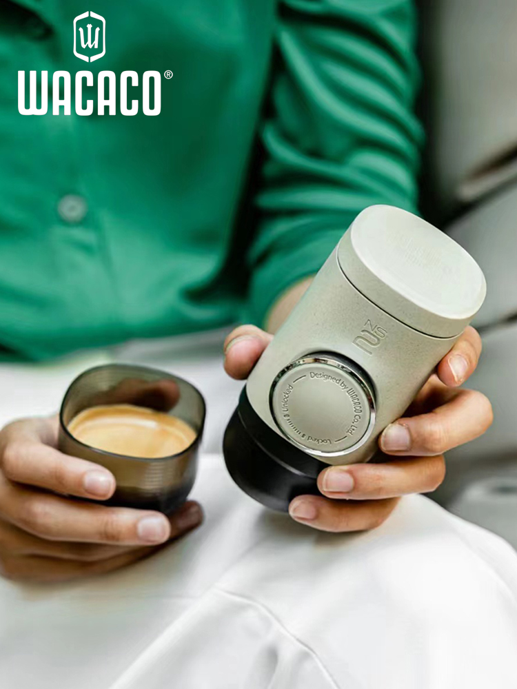 Small handheld capsule, travel concentrated coffee machine for camping