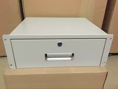 Brand new 19-inch rack-mounted iron drawer 4U air box Power amplifier cabinet Broadcast cabinet dedicated microphone cabinet drawer