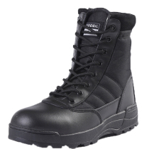 Outdoor high-top combat boots Mens boots Ultra-light tactical boots Non-slip wear-resistant marine boots Desert hiking boots
