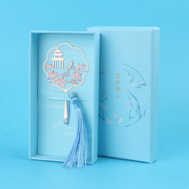 Metal hollow cute cat rabbit Group fan bookmarks art exquisite tassel student ancient style gift customization