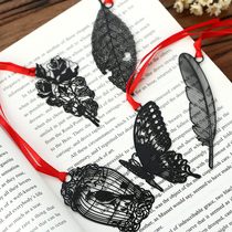 Ancient style hollow leaf vein metal exquisite creative bookmarks student re-classical Chinese style gift gift stationery wholesale