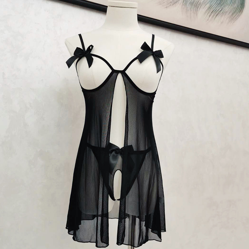 Love Lingerie Passion Lese Seductive Bed Big Size Extreme Pyjamas extreme pyjamas enlarge Fat MM is exempt from teasing the open gear