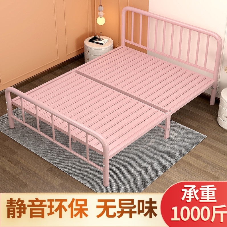 European modern minimalist environmental protection princess iron art beds Nordic in network red bed single double 1 2 1 5 1 8 m
