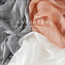 Oil painting texture yarn brushed pattern folds background cloth ins Net red nail art photography decoration accessories photo props