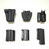 Plastic waist eight-piece suit Rotating quick-pull set Flashlight set Tactical flashlight set Spray set Standard protective cover