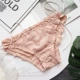 繁星 点点 # Siêu đẹp ren-up sexy dễ thương băng lụa phía trước vải cotton tinh khiết thoải mái túi hông quần lót nữ quần bánh mì - Giống cái