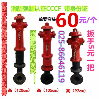 Outdoor fire hydrant Fire hydrant above ground and underground bolt ss100 65 with wrench buckle Above ground outdoor fire hydrant