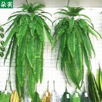 Single large Persian wall hanging simulation green plant Large Persian grass Persian leaf Jue plant fake flower plastic green plant