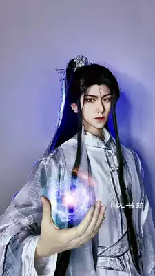 (Turn through the moon Lie Qilin) Chu Wanning Gu Yun Shen Lanzhou cos White universal male costume middot