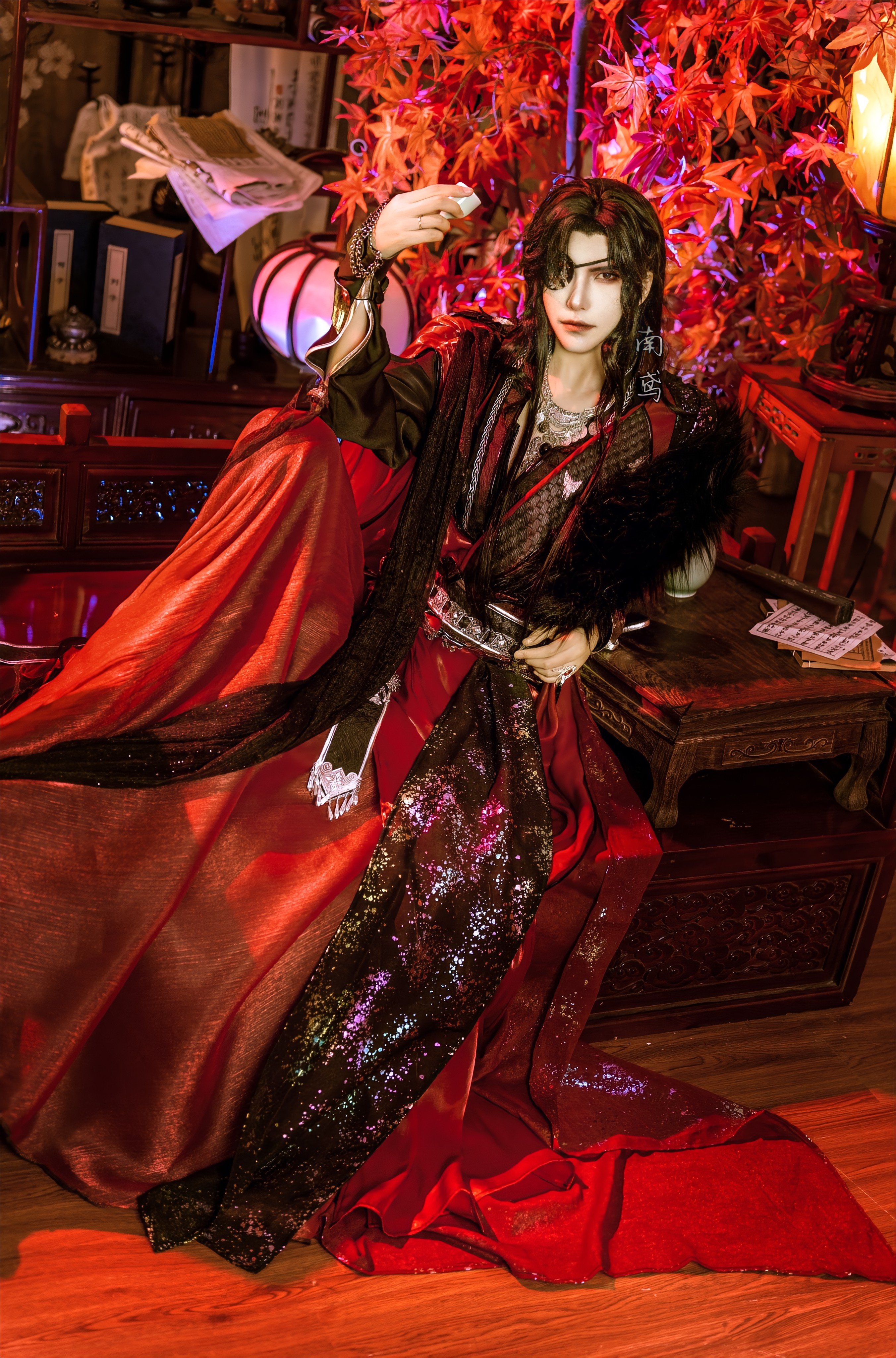 月烈奇麟古风天官花城鬼王cos服/古风演出服:穿越千年,演绎古风神话!-古风-淘宝好物网