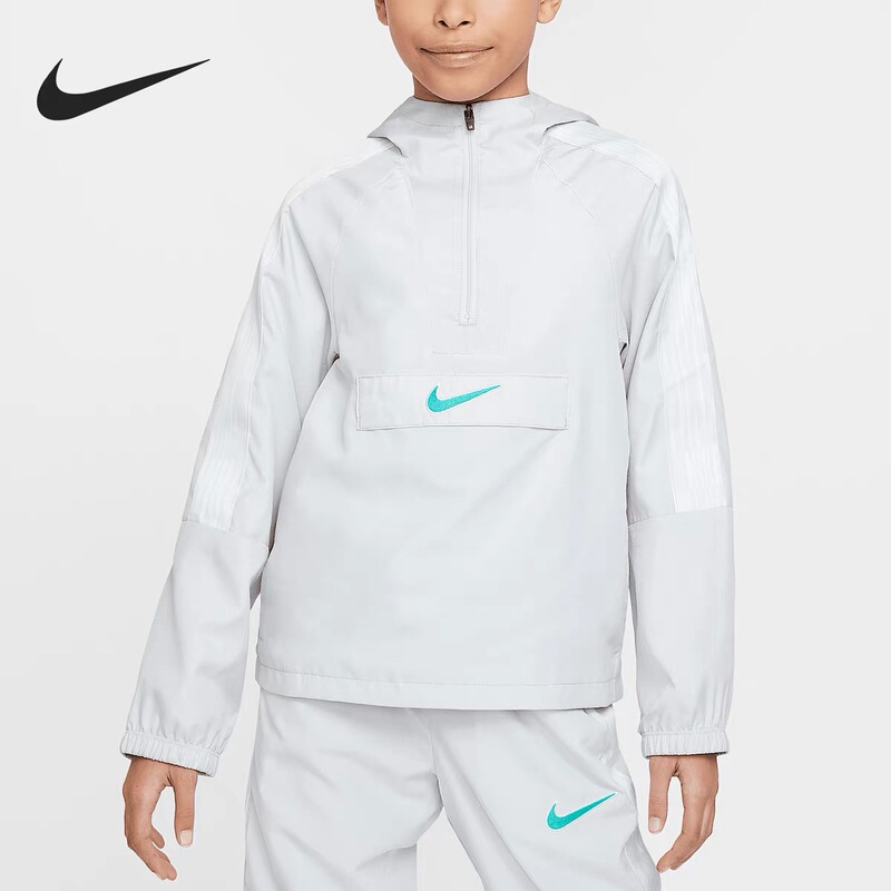 Nike Nike Kidsren's Spring & Fall Casual Tops Daily Sportswear Half-Zip Hooded Pullover Sweatshirt Hj3826 Nike Nike Kidsren's Spring & Fall Casual Tops Daily Sportswear Half-Zip Hooded Pullover Sweatshirt Hj3826
