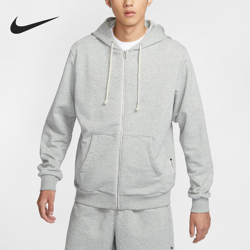 Nike/Nike Genuine Men's Spring and Autumn Breathable Embroidered Small Hook Sports Hooded Sports Jacket Fz0223-063