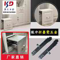 Shoe cabinet hidden shoe change accessories hidden wall folding stool hardware furniture connector three-in-one connection