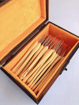 Shanghai brand crochet boxwood crochet hand-polished stainless steel needle now accepted reservation