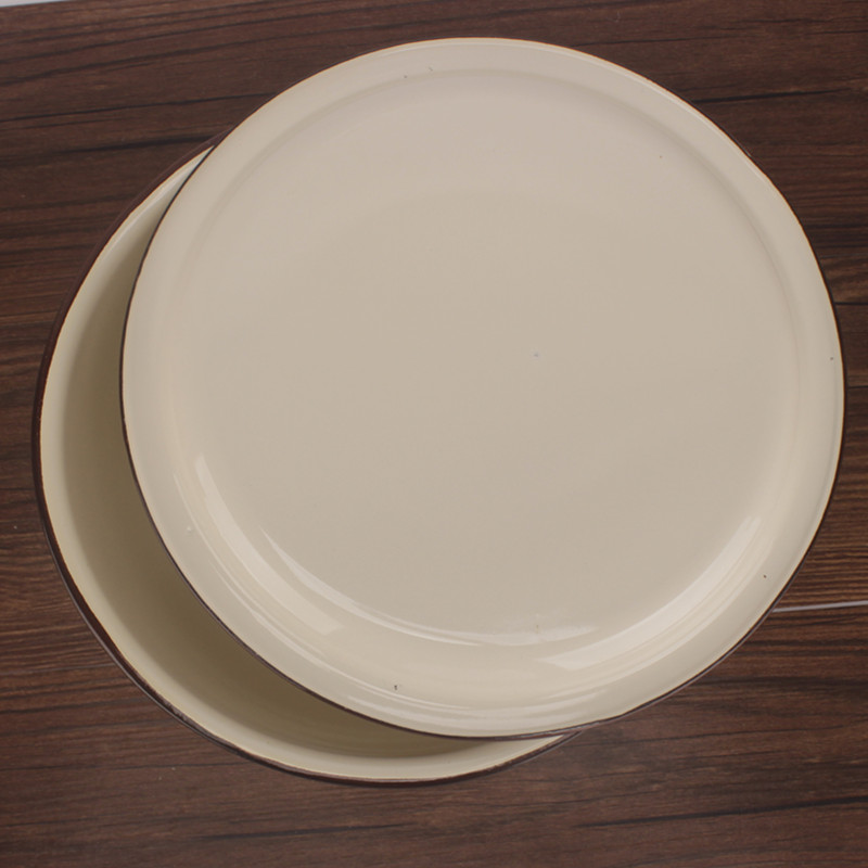 With cover With freight insurance 】 【 enamel flat basin large fresh rainbow such as bowl bowl mercifully oil soup tureen large soup bowl