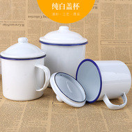 Men màu trắng tinh khiết hoài cổ chế biến cốc nhà tùy chỉnh với nắp cốc tay có thể được tùy chỉnh quà tặng ly