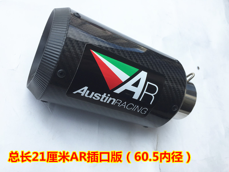 Áp dụng cho ống xả AR được sửa đổi của Kawasaki NINJA250 Z250 Little Ninja 250 300 - Ống xả xe máy bô xe ex 135