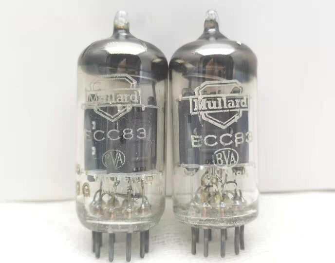 59 years of large shield ECC83 12AX7 vacuum tube pair