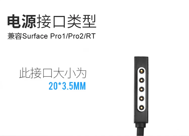 Microsoft Tablet PC Surface pro1 / 2 adapter sạc Cord 12V3.6A 48W - Phụ kiện máy tính bảng ốp lưng ipad 4