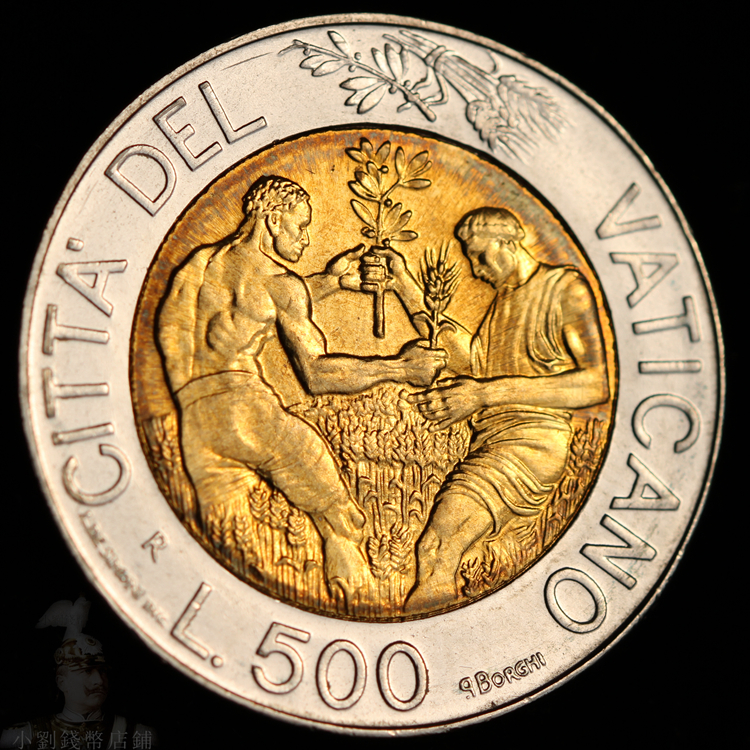 Usd 28 53 The New Vatican 1998 500 Lire Bicolour 25 8mm Foreign The New Vatican 1998 500 Lire Bicolour 25 8mm Foreign Coins Real