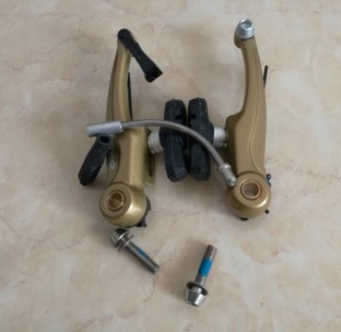 Climbing Car Folding Bike V Brake Folder Folding Car V Brake Aluminum Alloy V Brake Brake Bike Accessories