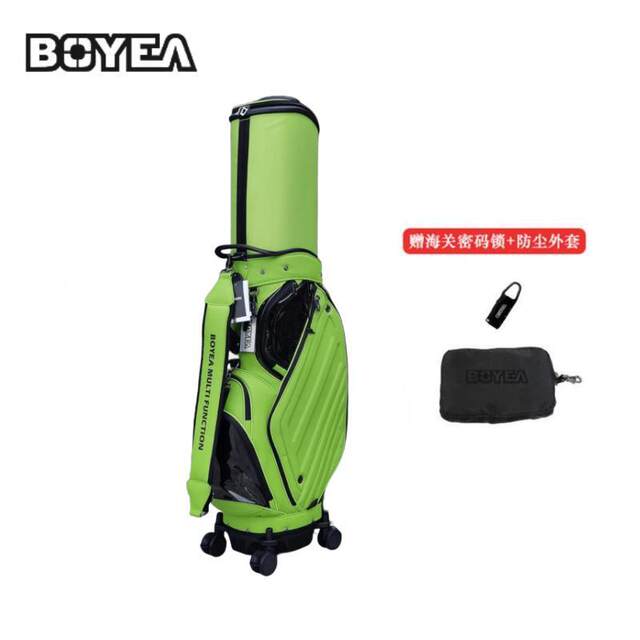 boyea golf aviation bag checked bag men and women's golf bag waterproof and ທົນທານ universal wheel embroidered name