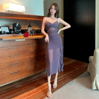 Сексуальный сиреневый бюстгальтер-топ, V-образный вырез